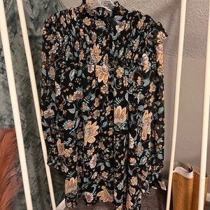Dress Forum long sleeve floral dress